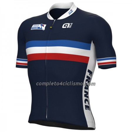 Maglia 2022 Nazionale Francia Manica Corta Blu